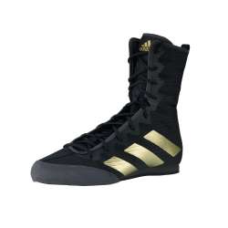 Adidas box hog 4 scarpe da boxe in nero/oro