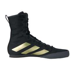 Adidas box hog 4 scarpe da boxe in nero / oro 1