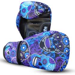 Guantes muay thai Buddha mexican morado 1