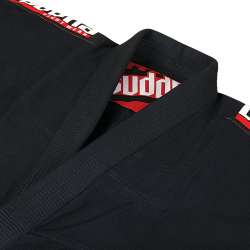 Kimono BJJ nero Buddha infinity + cintura bianca 4