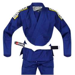 Kimono BJJ Buddha infinity blu navy + cintura bianca 4