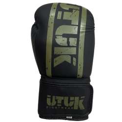 Guanti da muay thai Utuk verde militare nero 1