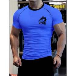 Rashguard grappling Utuk blu nero