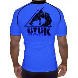 Rashguard grappling Utuk azul preto 1