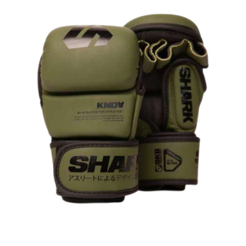 Guanti da MMA Shark pro combat verde