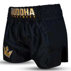 Pantaloni Buddha premium muay thai nero 1