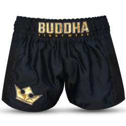 Pantalón muay thai Buddha premium negro 4