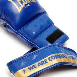 Guantes MMA Leone GP144 DNA azul 1