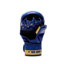 Guantes MMA Leone GP144 DNA azul 5