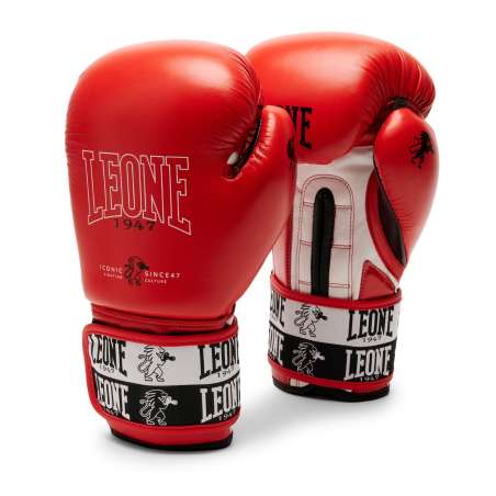 Guanti da Muay Thai Leone Iconic Rosso