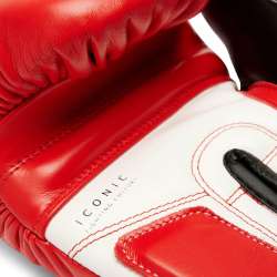 Guantes muay thai Leone iconic rojo 2