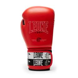 Guantes muay thai Leone iconic rojo 8