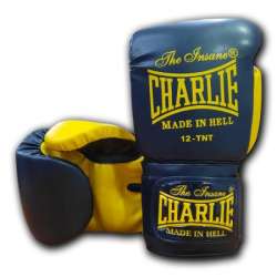 Guanti da muay thai Charlie kaos nero giallo