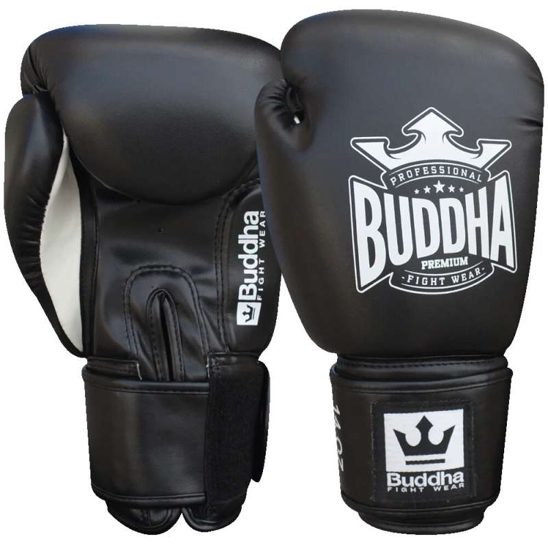 Guantes boxeo Buddha top colors negro