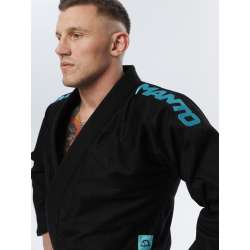 Kimono BJJ Manto X5 turchese nero 5