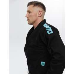 Kimono BJJ Manto X5 turchese nero 6