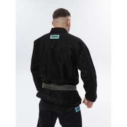 Kimono BJJ Manto X5 turchese nero 7