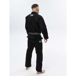 Kimono BJJ Manto X5 turchese nero 8