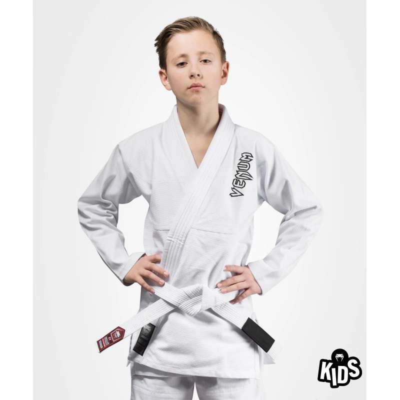 Kimono gi BJJ Venum contender kids bianco