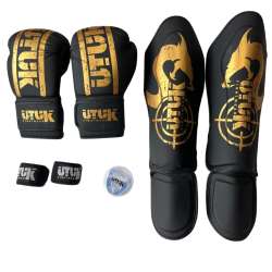 Pack di Muay Thai Utuk Hunter Nero Oro