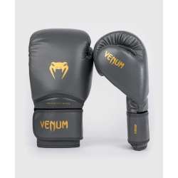 Luvas de boxe Venum contender 1.5 cinzento dourado 2