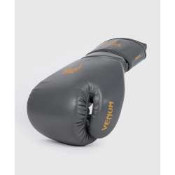 Luvas de boxe Venum contender 1.5 cinzento dourado 3