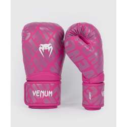 Luvas de kick boxing Venum contender 1.5 branco rosa 1