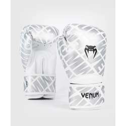 Guantes muay thai Venum contender 1.5 blanco plata