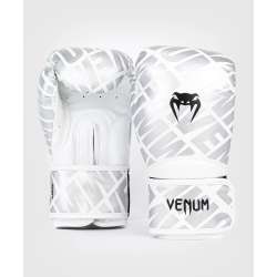 Guantes muay thai Venum contender 1.5 blanco plata 1