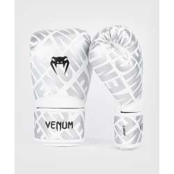 Luvas de muay thai Venum contender 1.5 branco prateado 2