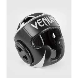 Venum casco da boxe challenger nero argento 3