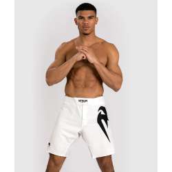 Fightshorts Venum light 5.0 branco preto 3