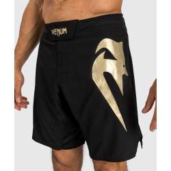 Pantaloncini da wrestling Venum light 5.0 nero oro 3