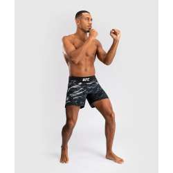 Pantaloncini da combattimento UFC fusion Venum autentici bianco nero 6