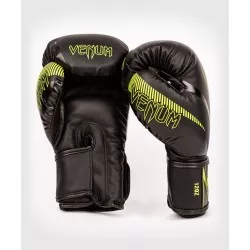 Guantes kick boxing Venum Impact Negro/Amarillo Fluo