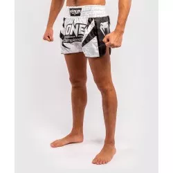 Pantaloncini Venum X One FC Muay Thai Bianco / Nero (2)