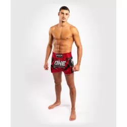 Calções Muay Thai Venum X ONE FC (Vermelho) 4