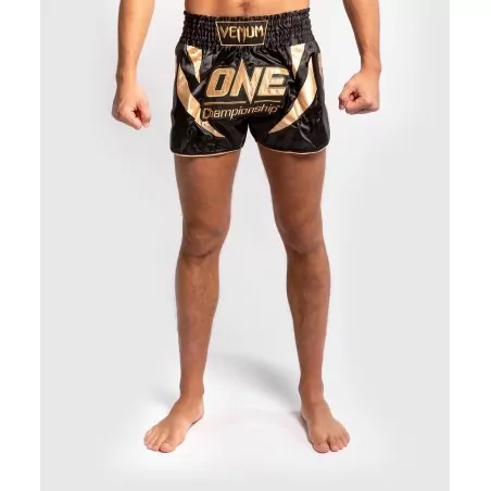 Shorts Venum Muay Thai X One FC Oro