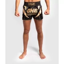 Pantaloncini Venum Muay Thai X One FC Gold (4)