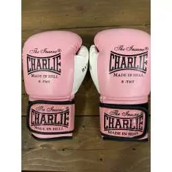 Guanti da Muay Thai Charlie per bambini rosa