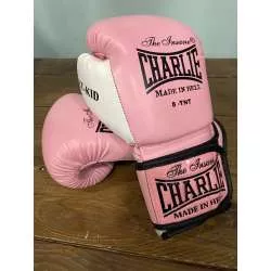 Luvas de Muay Thai Charlie Bat Kids Rosa 2