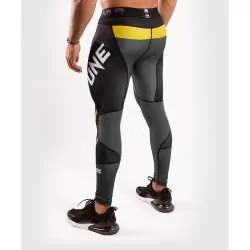 Venum impact ONE FC collants longo cinza / ama (1)