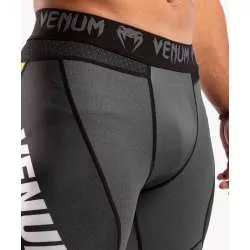 Venum impact ONE FC collants longo cinza / ama (5)