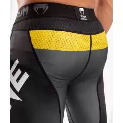 Venum impact ONE FC calzamaglia lunga grigio / giallo (6)