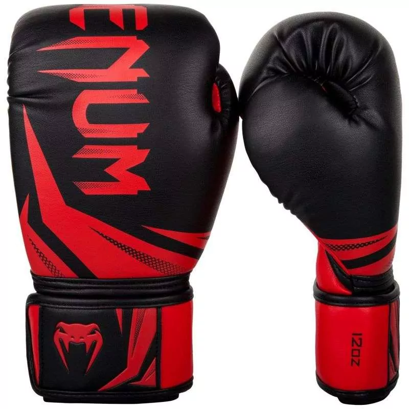 Guanti da boxe Venum challenger 3.0 nero/rosso