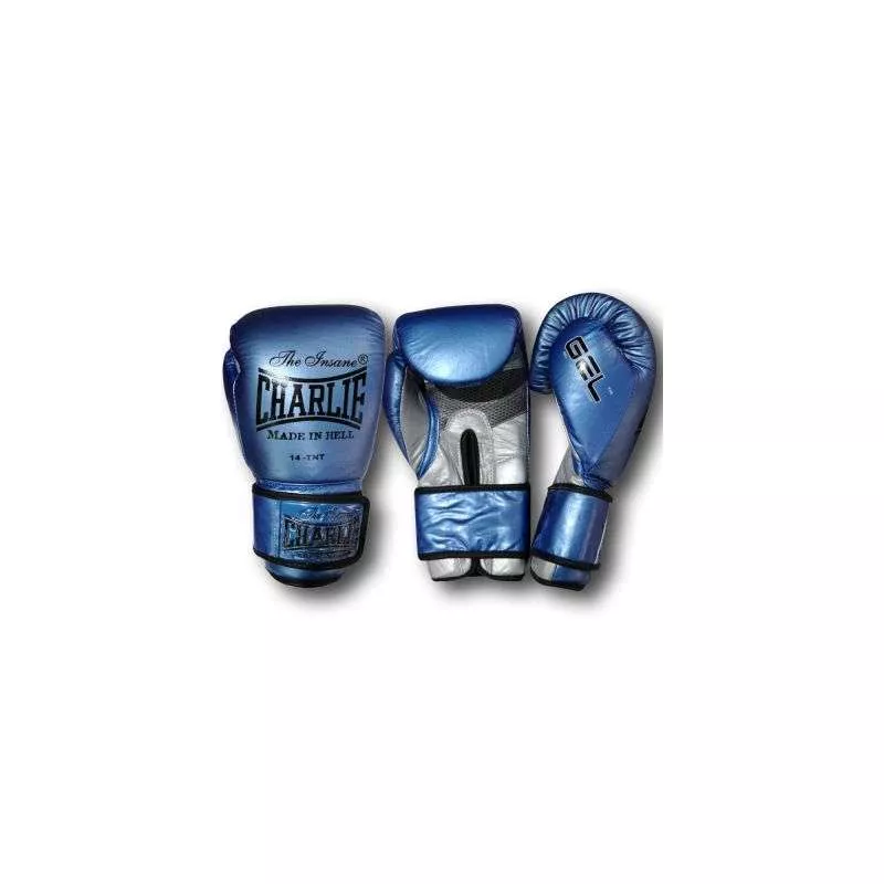 Guanti da boxe Charlie metallic (blu)