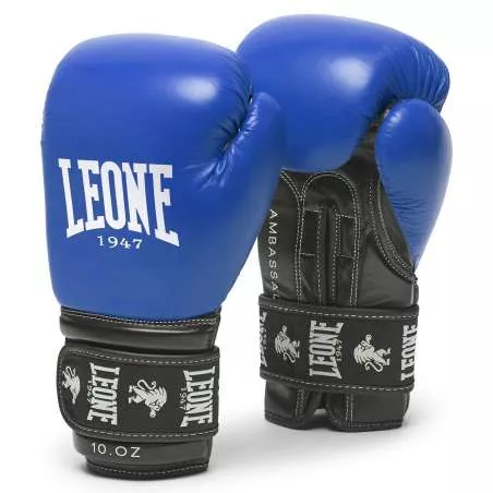 Guanti Leone muay thai ambassador (blu)