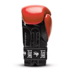 Guantes kick boxing Leone ambassador (rojo) 2