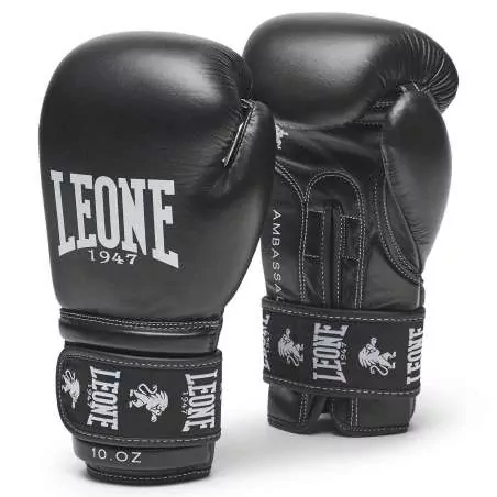 Guanti da boxe Leone ambasciatore (nero)