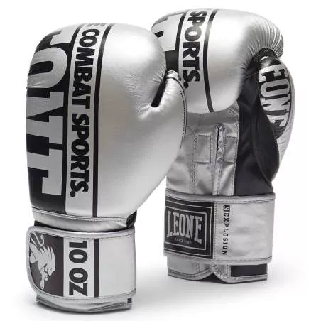 Guanti da boxe Leone nexplosion GN322 (argento)